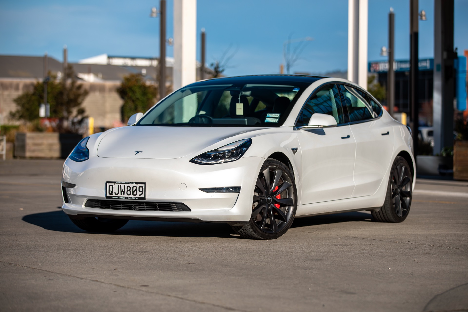 Tesla Model 3 Performance rental Christchurch